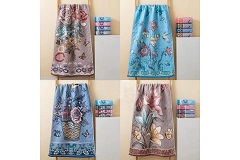 Полотенце хлопок 35х75 стеганное в ассортименте 