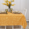 Скатерть рогожка 145х180 Ботаника Охра