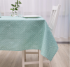 Скатерть рогожка 145х180 Горошек Мята