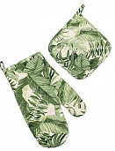 Тропики Набор для кухни 2 предмета (рукавичка-прихватка, прихватка)