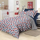 BL-37 постельное белье из сатина СайлиД 1,5 спальное