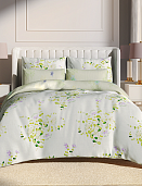 Цветочный Ноктюрн постельное бельё из сатина Harmonica Ecotex 1,5 спальное