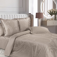 Лоренцо постельное бельё из сатин-жаккарда Estetica Ecotex 2 спальное с европростынёй в подарочном чемодане