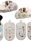 Прихватка-саше 17х27 полулён в ассортименте