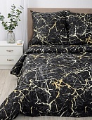 "КПБ 1,5 спальный ""Simple Life"" БЯЗЬ, 100%-хлопок (MARBLE (Марбл) ОП)"