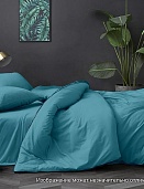 15-4717 ТРХ бирюза постельное белье из поплина гл/кр Бояртекс семейный