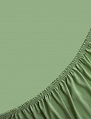 Простыня на резинке трикотажная СВС 120*200*20 хаки