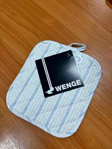 "Прихватка рогожка 18х20 ""WENGE"" рис 60051-1"