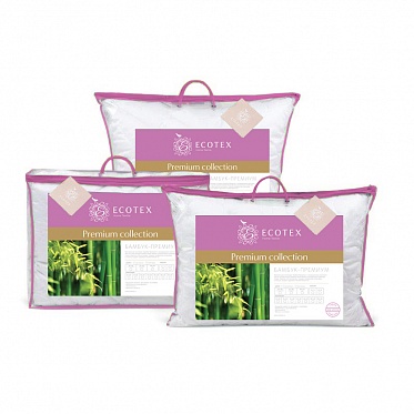 Бамбук Premium подушка Ecotex 50*70