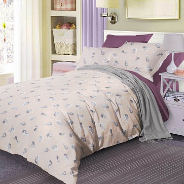 BL-31 постельное белье из сатина СайлиД семейное