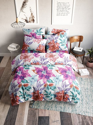 Френсис постельное бельё из поплина Ночь Нежна евро (брак упаковки)