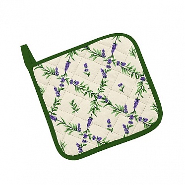 "Прихватка рогожка 18х18 ""Fine Line"" Сказочная гортензия"