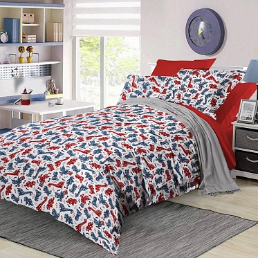 BL-36 постельное белье из сатина СайлиД 1,5 спальное