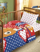 КПБ детский поплин 140х107 "Тедди"