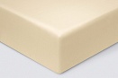 Простыня из сатина Моноспейс Ecotex евро кремовая
