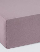 Простыня на резинке трикотажная 160х200х20 бузина