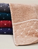 Полотенце махровое Luxor 50х90 темно-зеленый (малахит) диз. Орион