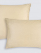 Наволочки из сатина Моноспейс Ecotex 2шт. 70*70 кремовый