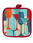 Прихватка рогожка 18х18 Vse DOMA  рис.60243-1 Банкет