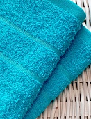 Полотенце махровое Юнона Он и Она 50*90 голубой