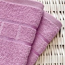 Полотенце махровое Юнона Он и Она 50*90 сирень