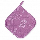 "Прихватка рогожка 20х20 ""Радушная хозяйка""Ботаника сирень"