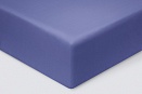 Простыня из сатина Моноспейс Ecotex 1,5 спальная синяя