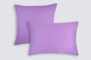 Наволочки из сатина Моноспейс Ecotex 2шт. 50*70 фиолетовый