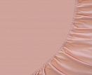 Простыня на резинке трикотажная СВС 160*200*20 розовый