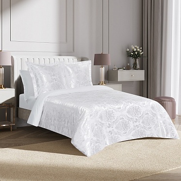 Бриллиант постельное бельё из сатин-жаккарда Estetica Ecotex евро