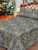 JB-080 покрывало гобеленовое двухцветное Акварель 150х200