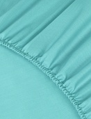 Простыня на резинке Моноспейс Ecotex 200*200*23 бирюзовая