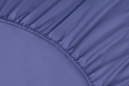 Простыня на резинке Моноспейс Ecotex 180*200*23 синяя
