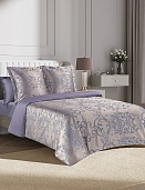 Севилья постельное бельё из сатин-жаккарда Estetica Ecotex 2 спальное с европростынёй в подарочном чемодане