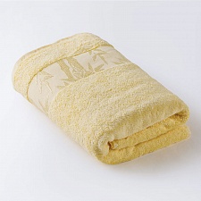 Полотенце бамбуковое Бамбук Классик Ecotex 50*90 желтый