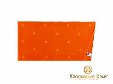 Монамур оранж полотенце махровое банное Хлопковый Край 70*140