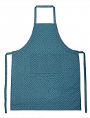 Фартук Радушная хозяйка 70х90см, Ромбы синий