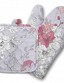 Набор для кухни 2 предмета Fine Line (рукавичка-прихватка, прихватка) Нелли рис.33072-4