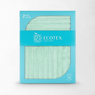 Набор махровых полотенец ЛАЙФСТАЙЛ Мятный (50*90+70*130)