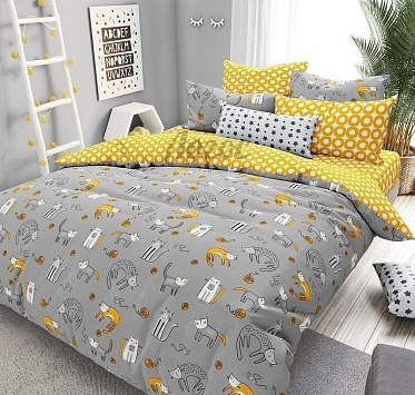 КПБ 1,5 сп. поплин тинейджер Цап-царап