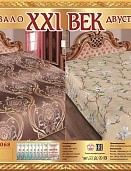 Р-068 двухстороннее покрывало из сатина XXI век 200*220
