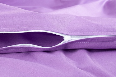 Пододеяльник из сатина Моноспейс Ecotex 2 спальны фиолетовый