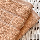 Полотенце махровое Юнона Он и Она 100*150 бежевый