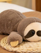 Плед-сумка детский махровый Игрушка Ленивец