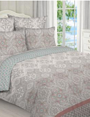 КПБ 2-х сп. Бязь Люкс с европростыней 3010-2