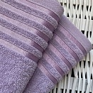 Полотенце махровое Гармония Он и Она 30*30 лавандовый
