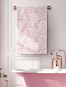 Полотенце 50*90 Самойловский Текстиль Цветочный сад Чайная роза/белый