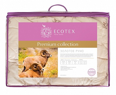 Золотое Руно Premium одеяло облегчённое Ecotex 172*205