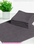 Набор салфеток махровых для уборки 30х30 (5 шт.) темно-серый (100% хлопок)