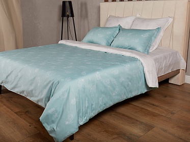 BL-25 постельное белье из сатина СайлиД 1,5 спальное
